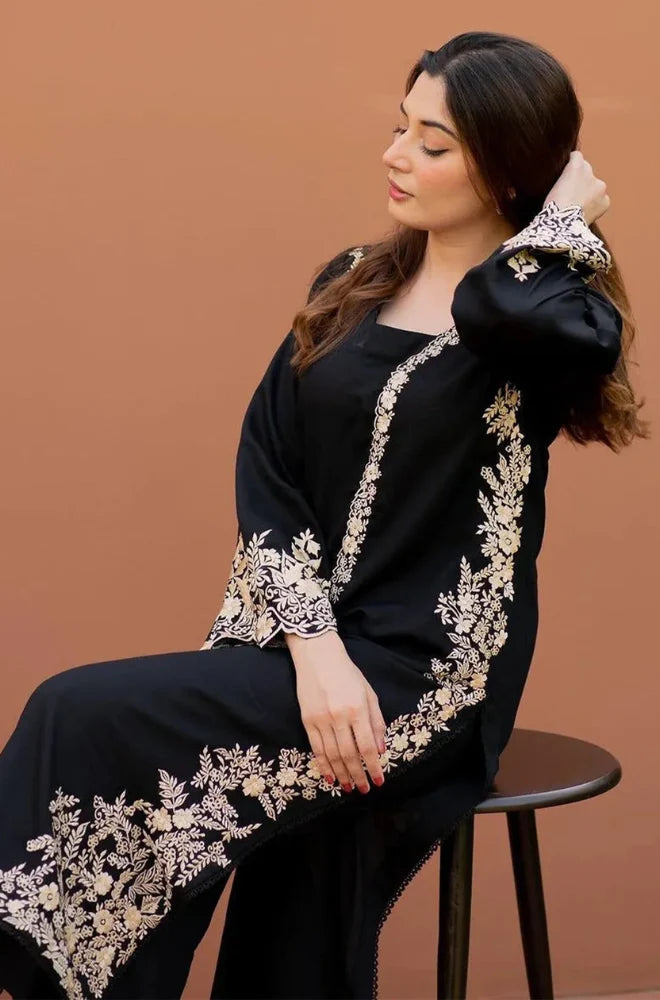 MARIA B - 2PC Dhanak EMBROIDERED - RC 1130