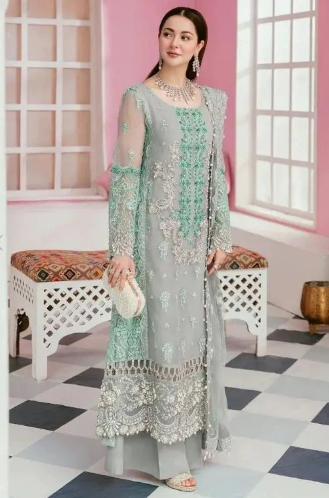 EXCLUSIVE UNSTITCHED EMBROIDERED DRESS - RC 1330