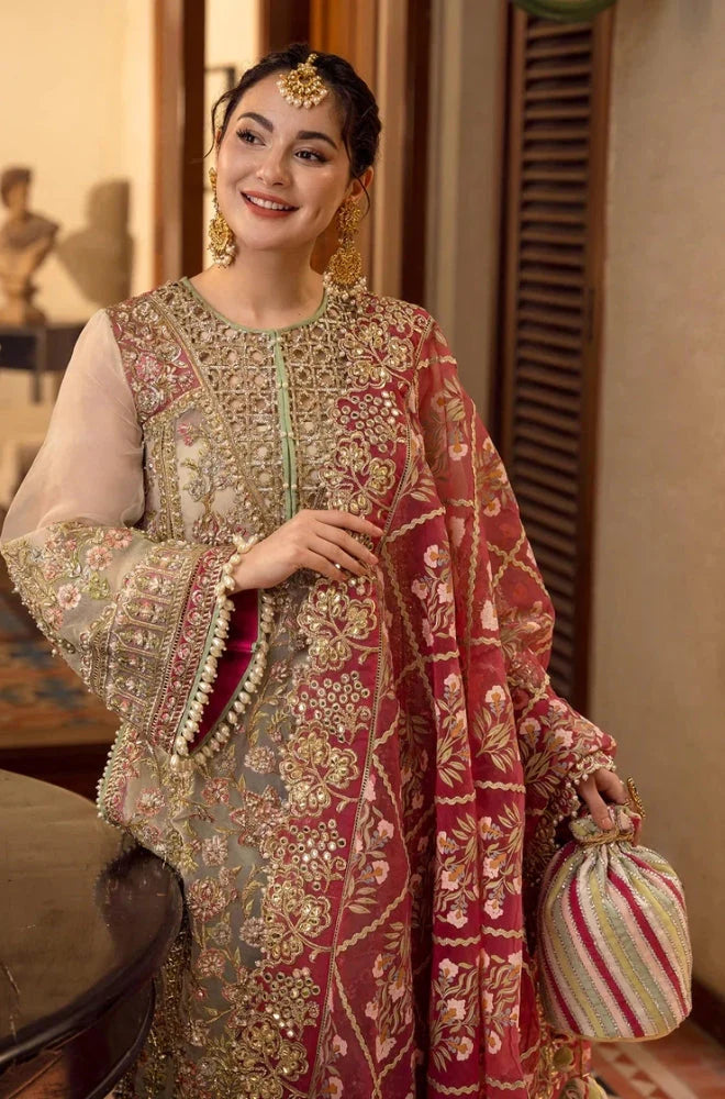 EXCLUSIVE UNSTITCHED EMBROIDERED DRESS - RC 1334