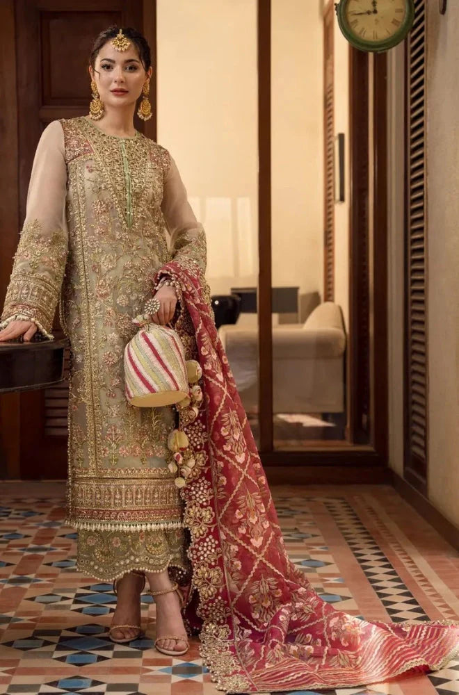 EXCLUSIVE UNSTITCHED EMBROIDERED DRESS - RC 1334