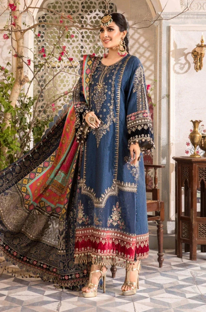 EXCLUSIVE UNSTITCHED EMBROIDERED DRESS - RC 1336