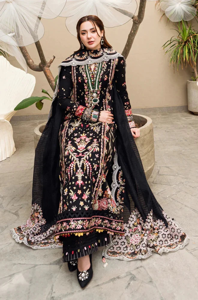 Qalamkar - 3PC Unstitched Dhanak Embroidered Shirt with Dhanak Embroidered Dupatta - RC 1159