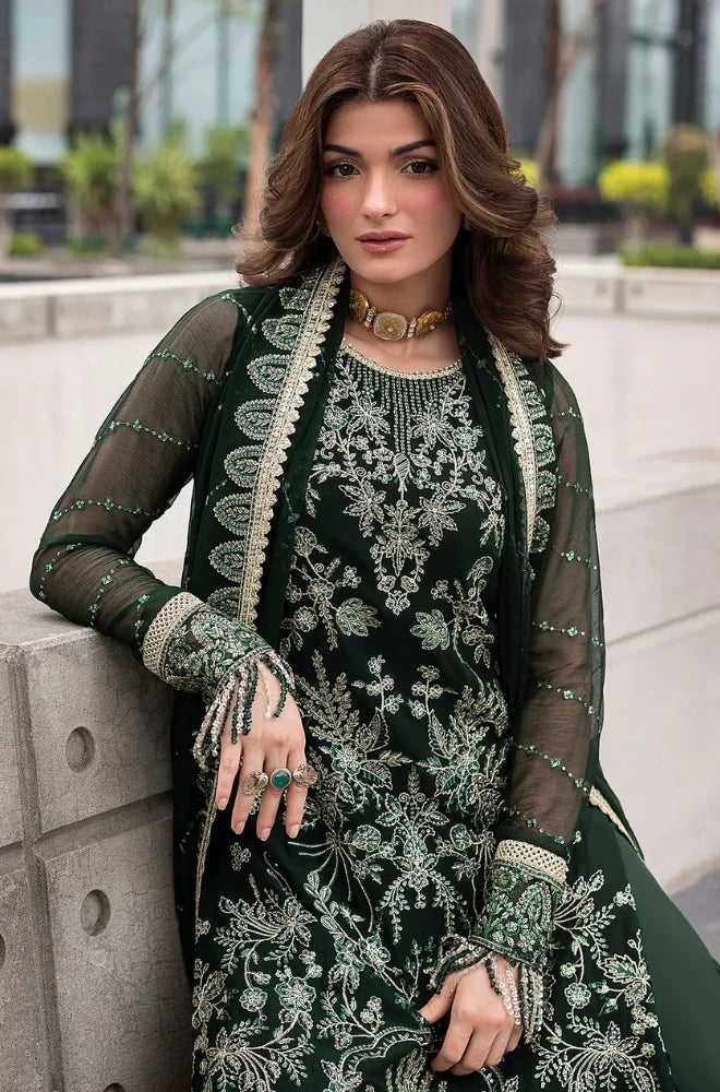 Fully Heavy Embroidered On Chiffon - RC 1360