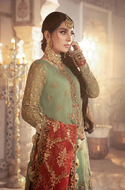 MARIA B - Masuri , Organza & Silk Embroidery Wedding Collection - RC 1310