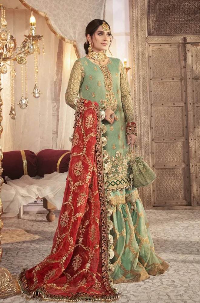 MARIA B - Masuri , Organza & Silk Embroidery Wedding Collection - RC 1310