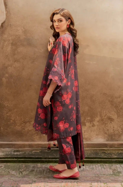 3PC Unstitched Printed Khaddar Shirt with Printed Khaddar Dupatta and Same Printed Trouser - RC 1511