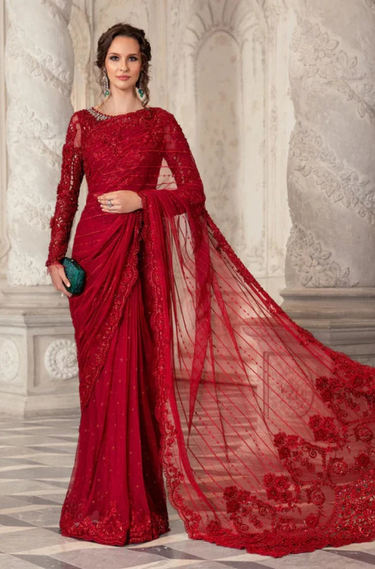 EXCLUSIVE UNSTITCHED SAREE - RC 1324