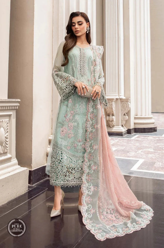EXCLUSIVE UNSTITCHED EMBROIDERED DRESS - RC 1328