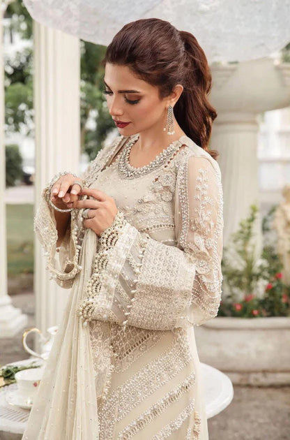 Maria B- Chiffon Wedding Suit - RC 1304