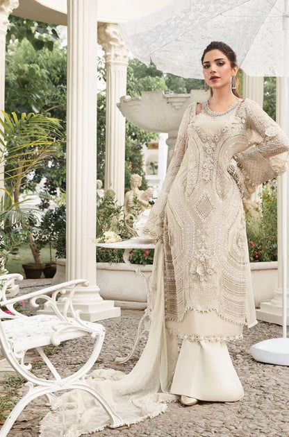 Maria B- Chiffon Wedding Suit - RC 1304