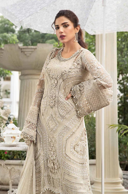 Maria B- Chiffon Wedding Suit - RC 1304