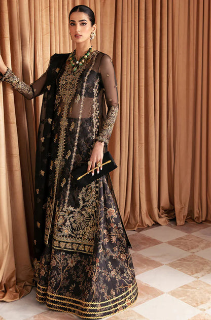 Embroidered Organza Unstitched 3 Piece Suit - RC 1343