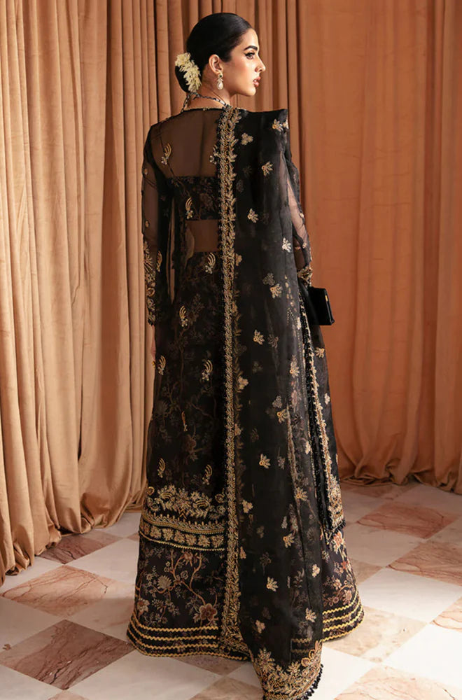 Embroidered Organza Unstitched 3 Piece Suit - RC 1343