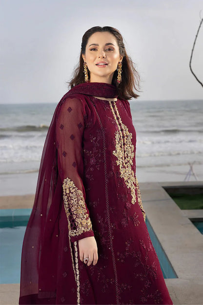 Fully Heavy Embroidered on Chiffon - RC 1359