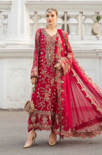 3PC UNSTITCHED CHIFFON DRESS - RC 1306