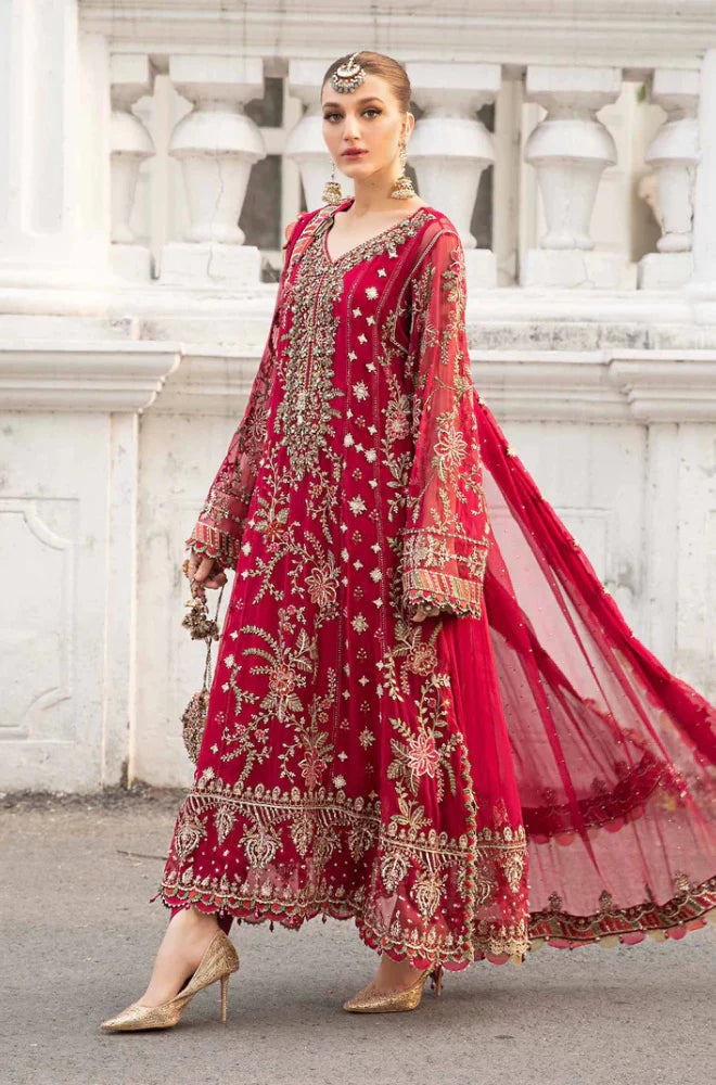 3PC UNSTITCHED CHIFFON DRESS - RC 1306