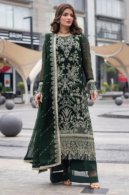 Fully Heavy Embroidered On Chiffon - RC 1360