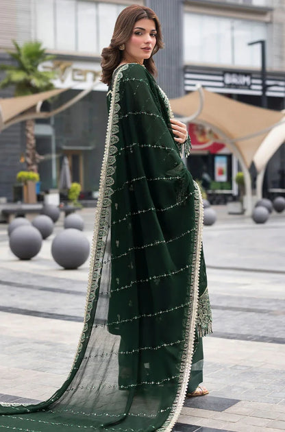 Fully Heavy Embroidered On Chiffon - RC 1360