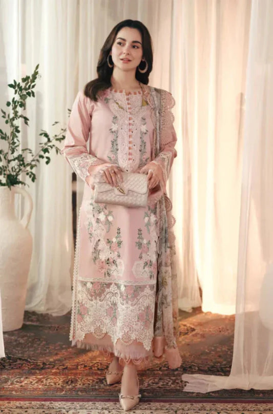 Jade-3PC Unstitched Dhanak Embroidered Shirt with Dhanak Embroidered Dupatta - RC 1161