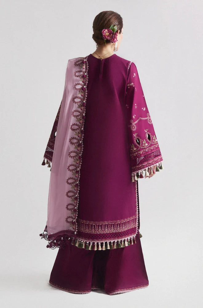 Embroidered Dhanak Unstitched 3PC Set - RC 1162