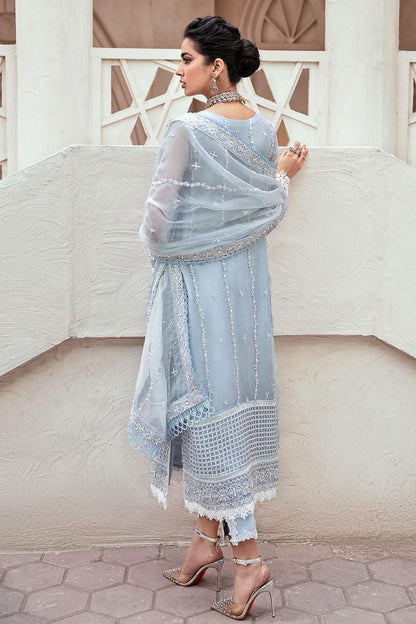 Full Heavy Embroidered on Organza - RC 1363