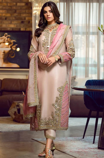 3PC Unstitched Fully Heavy Embroidery Dress - RC 1369