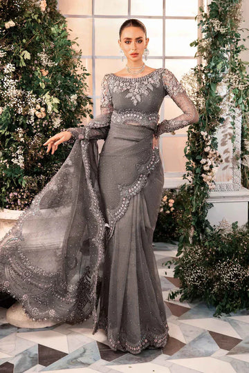 3PC Unstitched Net Exclusive Saree - RC  1379