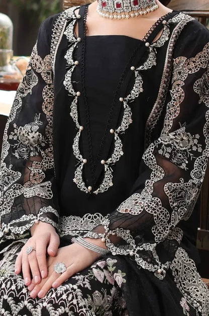 3PC Unstitched Dhanak Embroidered Shirt With Heavy Embroidered Shawl - RC 1185