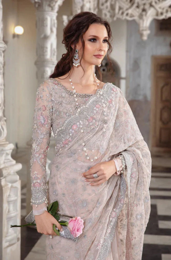 3PC Unstitched Net Exclusive Saree - RC 1395