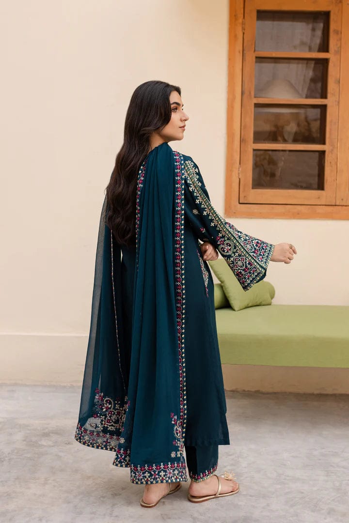 Batik - Lawn 3PC Unstitched Embroidered Shirt with Chiffon Dupatta - RS 1025